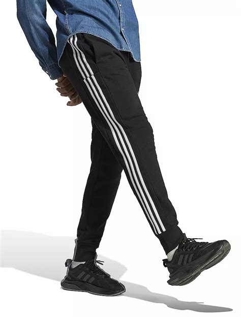 adidas jogginghose herren 3 streifen schwarz